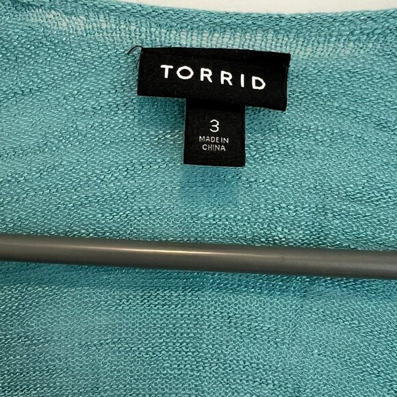 Torrid Open Front Cropped Cardigan - Picture 5 of 6